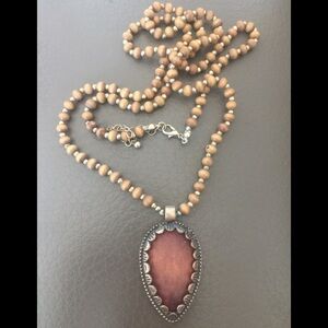 Fun Light Wood Necklace